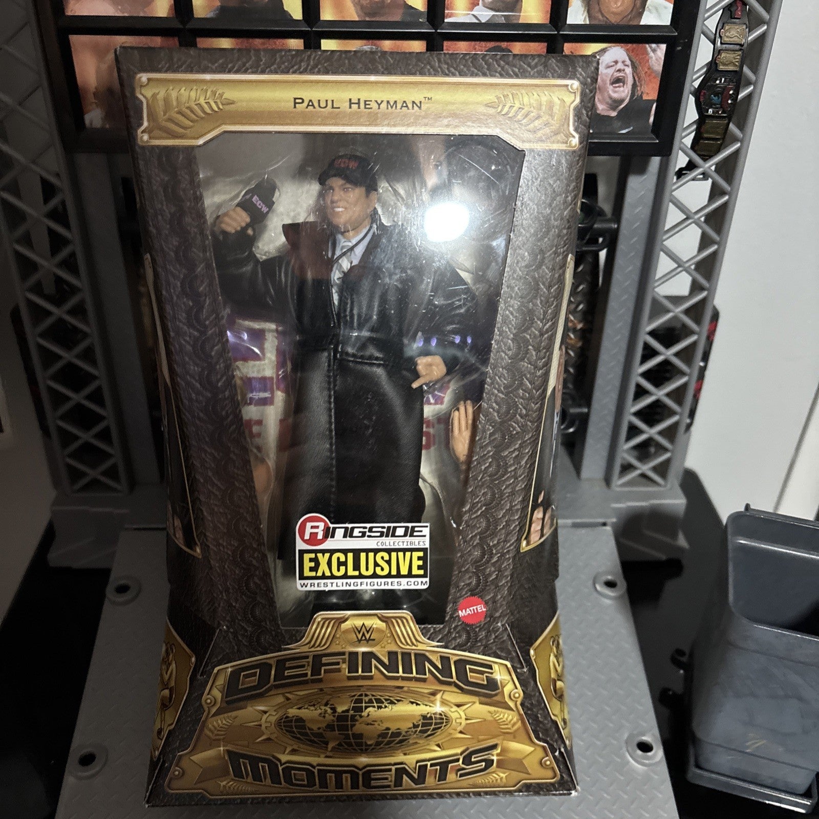 WWE Elite Defining Moments ECW Paul Heyman Paul E. Dangerously NEW Figure