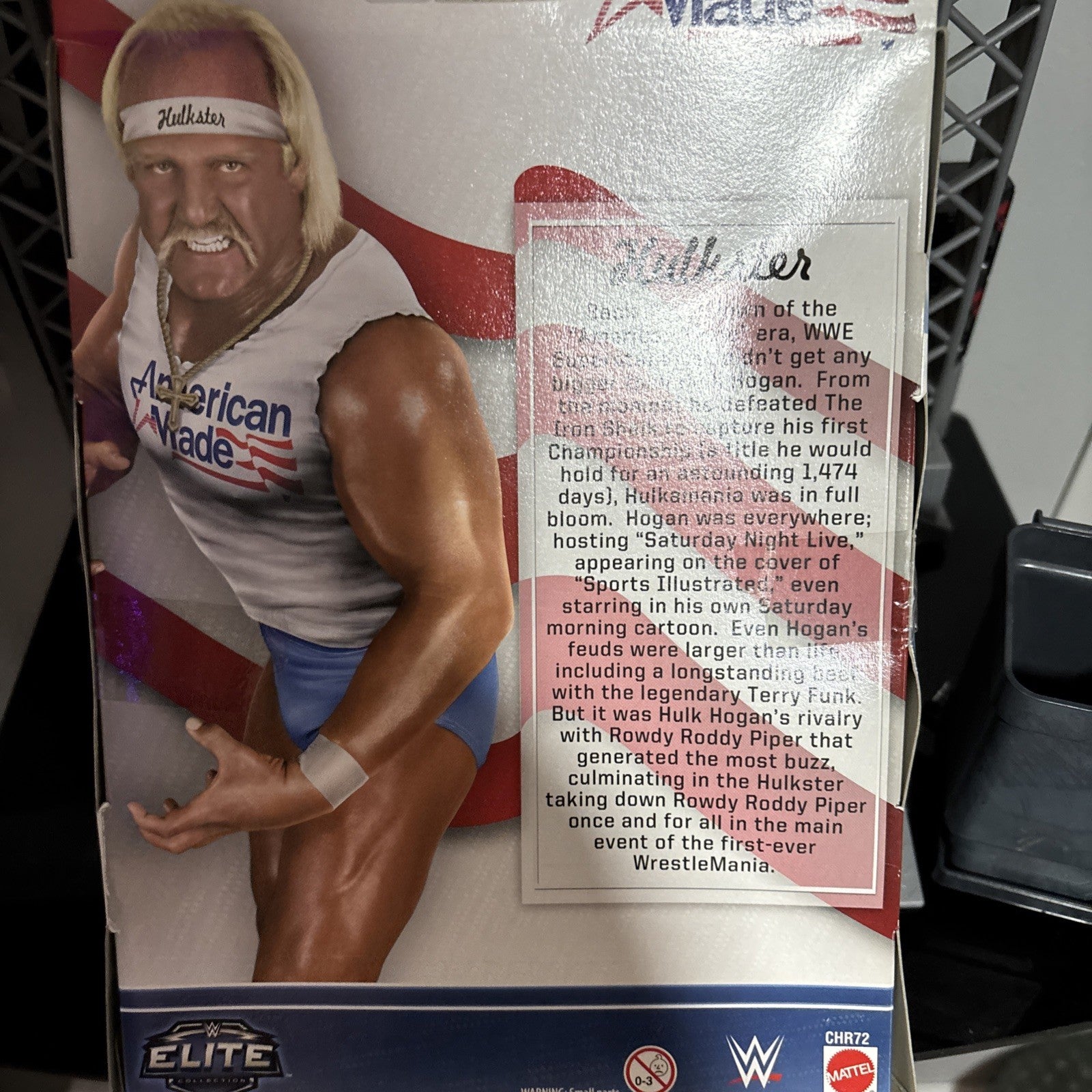 2015 WWE Mattel Elite Series HULK HOGAN American Made Ringside Exclusive Figure